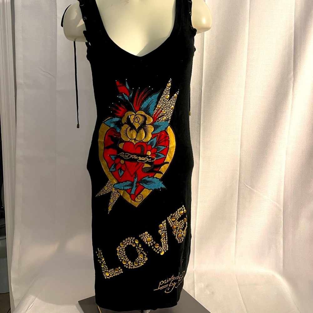 Vestido de punto Ed Hardy